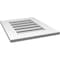 Ekena Millwork Vertical Surface Mount PVC Gable Vent: Functional, w/ 3-1/2"W x 1"P Standard Frame, 18"W x 22"H GVPVE18X2201SF - alternate 4